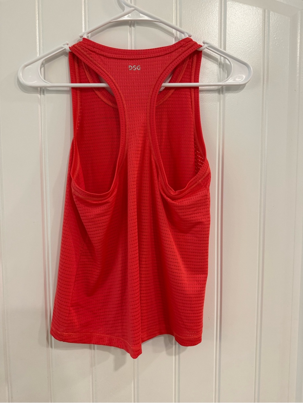 DSG Bright Red Mesh Racerback Tank - Picture 2 of 2